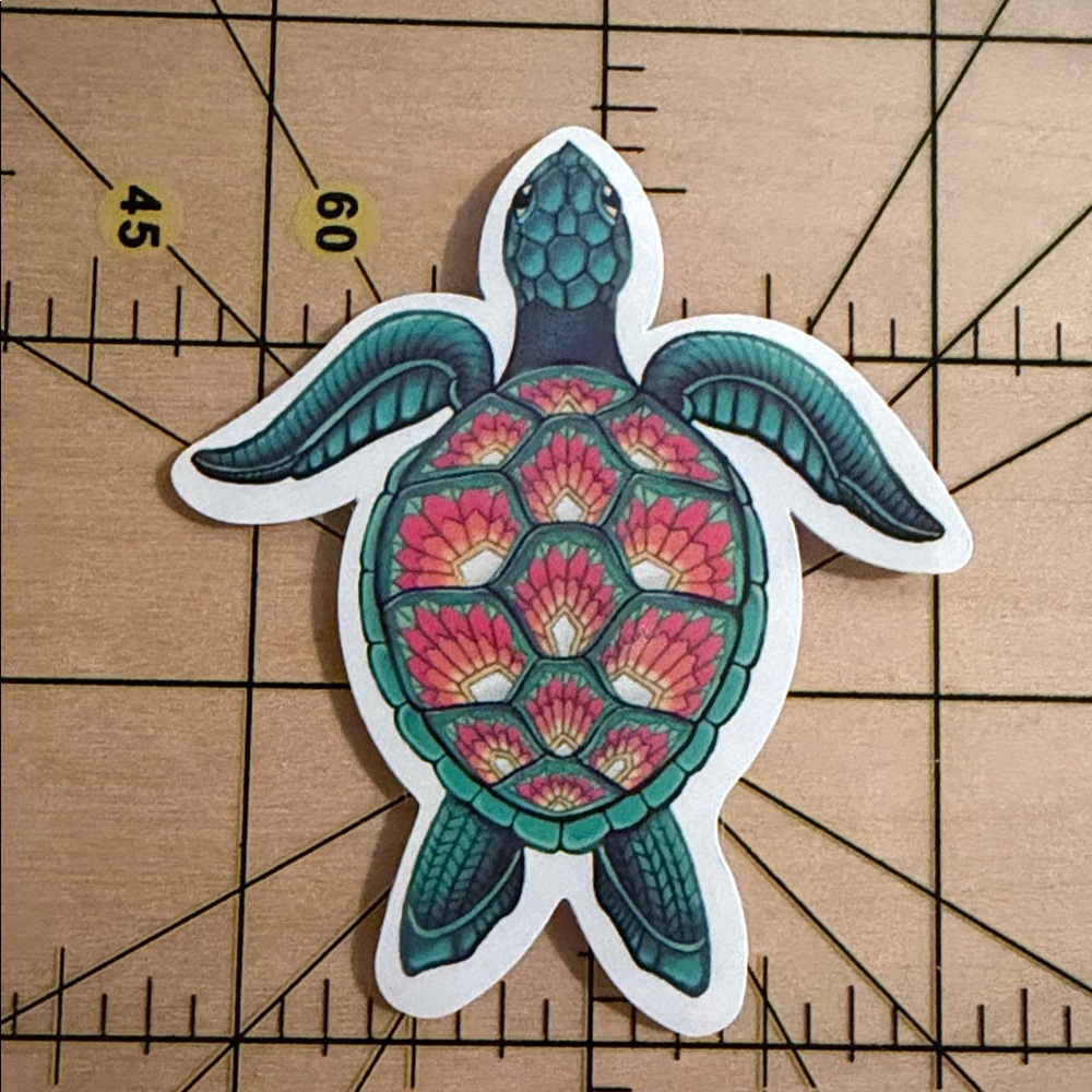 💜13/$13 +Bundle Sticker Sale | Turtle Animal Waterproof Sticker